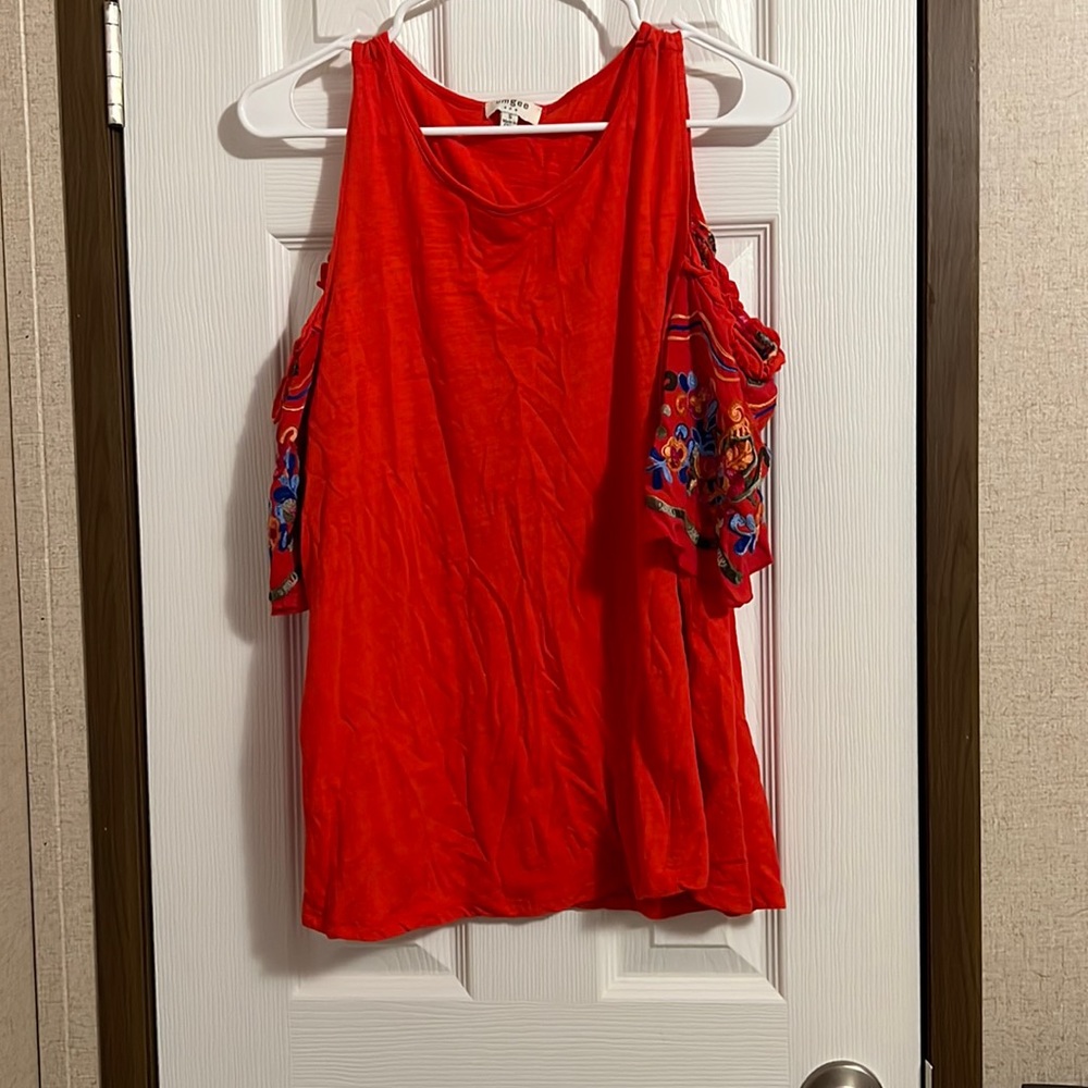 Women’s Cold shoulder size small top